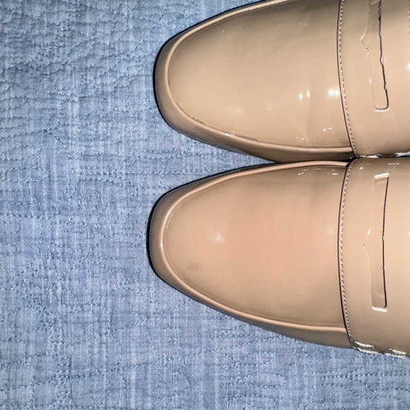 NWOT Vionic Annabel Cream Patent Block Heel Slip On Mules Women's 10 - Picture 4 of 4